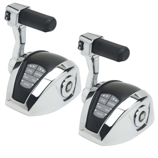 UFlex Power A Electronic Control Package w/ Trim - Single Engine/Dual Station - Mechanical Throttle/Mechanical S [MM12T] - Sea & Tech Outfitters Florida, LLC