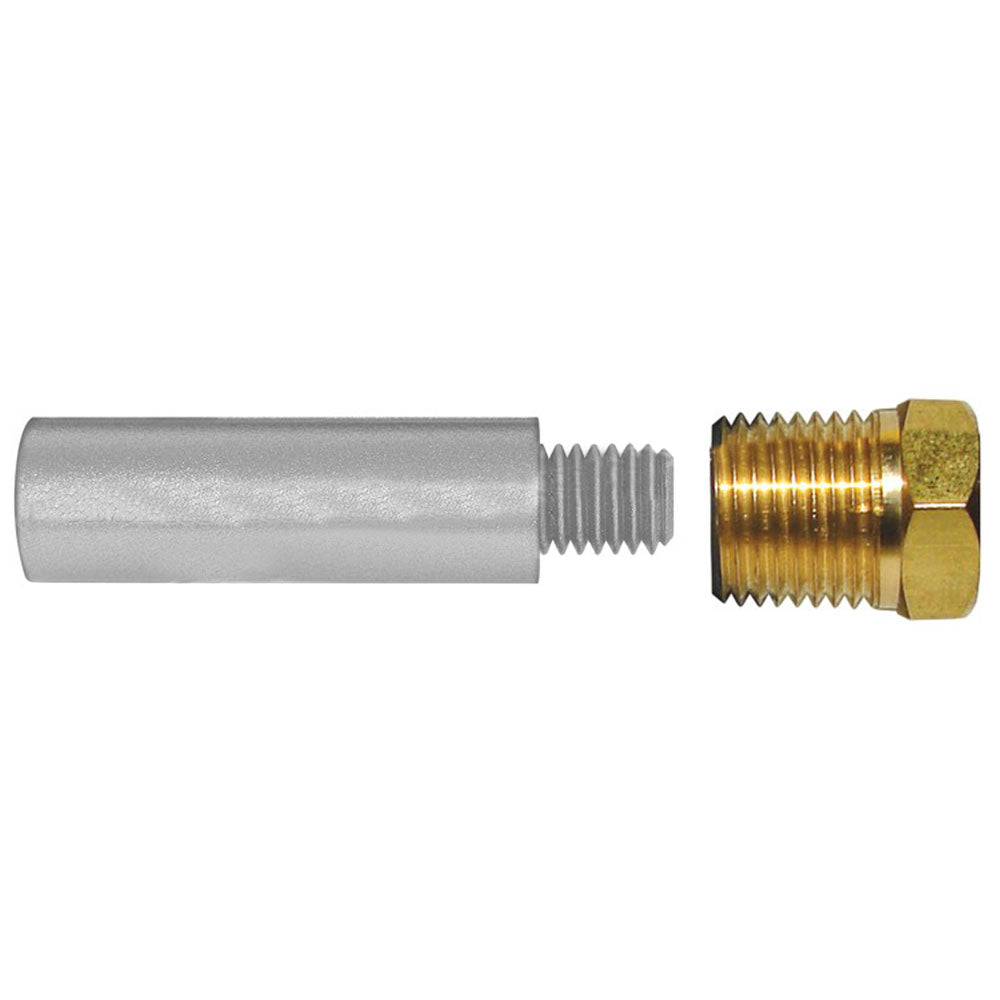 Tecnoseal E0 Pencil Zinc w/Brass Cap [TEC-E0-C] - Sea & Tech Outfitters Florida, LLC